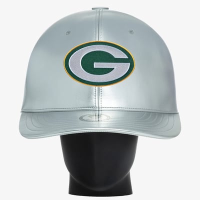Green Bay Packers Noggin Boss Unisex Big Hat - Silver